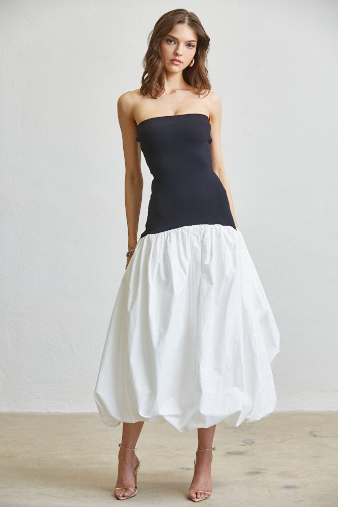 midi balloon dress Small 10-12-2025 US DROP emphasizing the fluid construction Spanx AirEssentials Pique Polo Size:child3