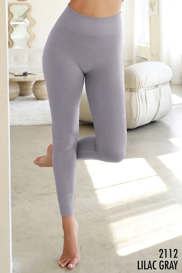 Who Ever I Want Grey Lilac Leggings - PRINZZESA BOUTIQUE