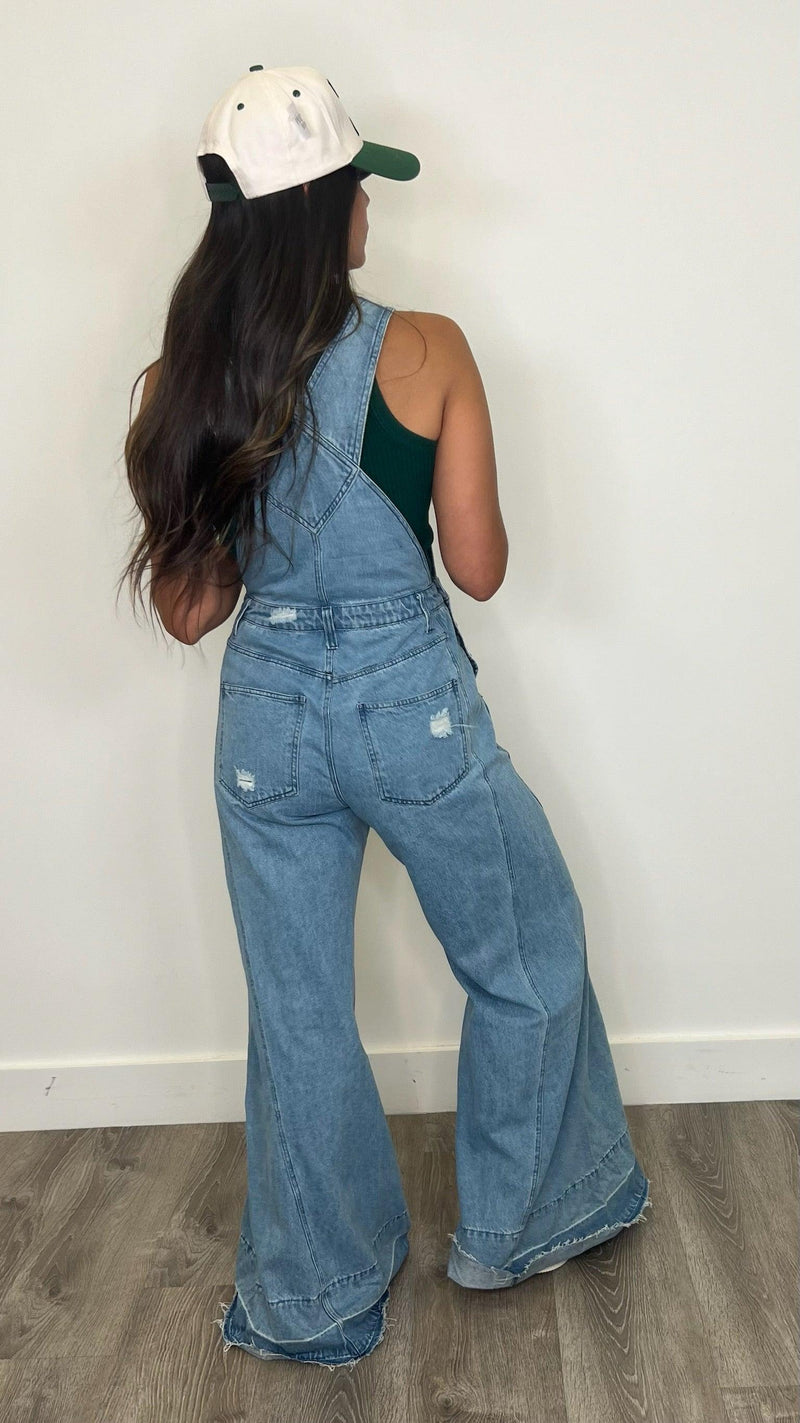 Marlee Denim Overalls - PRINZZESA BOUTIQUE