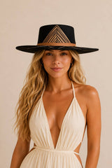 Marcelo Telescope Crown Hat - Black