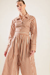 Sydney striped woven pant