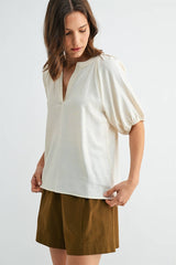 ELASTIC WIAST SHORTS