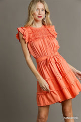 Neriah Tangerine Dress