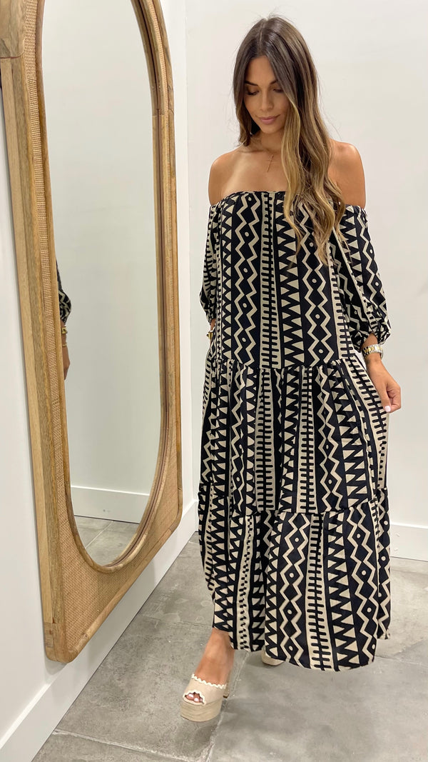 Maimone Printed Dress
