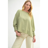 BOAT NECK OVERSIZE TOP