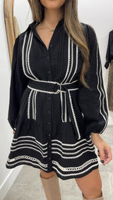 Andora Black Mini Dress