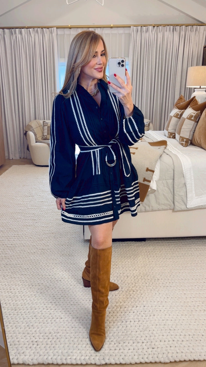 Andora Black Mini Dress