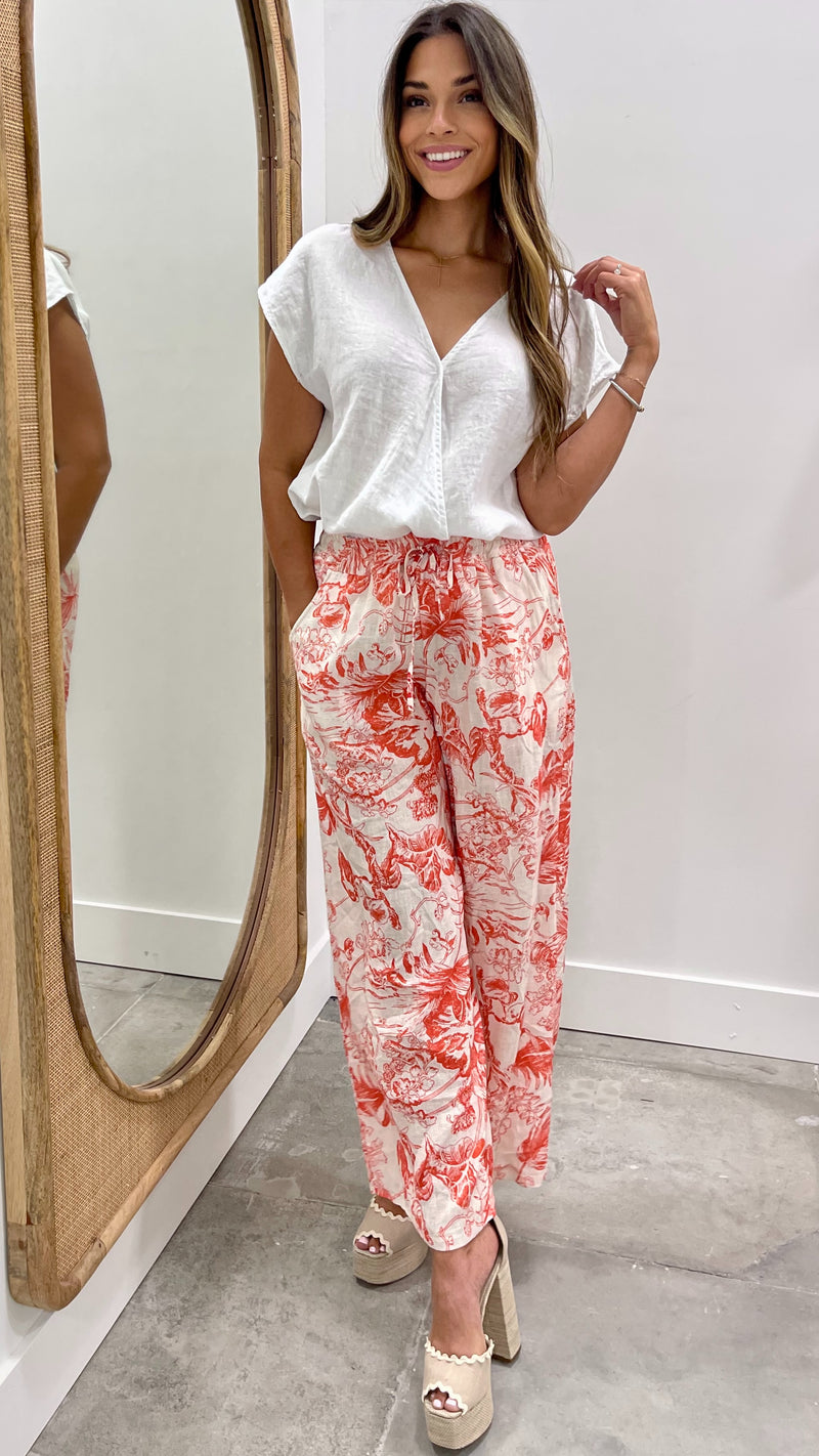 Linen Cross Body Sleeveless Top White