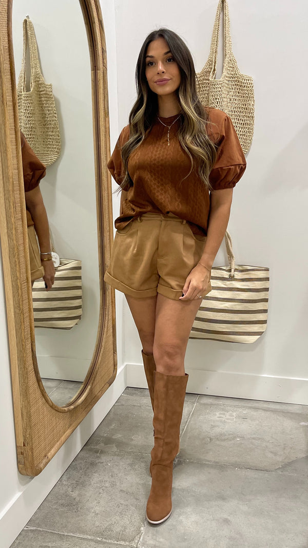 Melina Camel Top