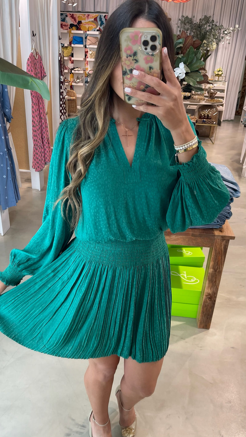 Tossa Green Mini Dress