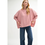 BOAT NECK OVERSIZE TOP