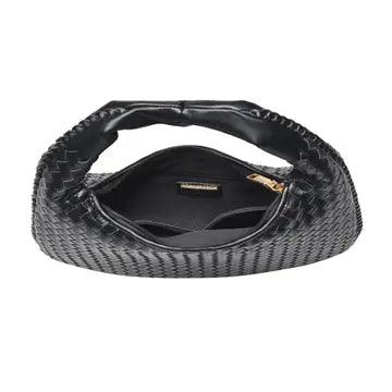Braided Boho Bag Black - PRINZZESA BOUTIQUE