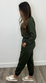 Alice Olive Joggers - PRINZZESA BOUTIQUE