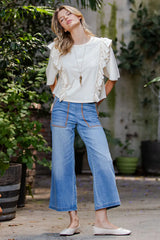 The Farah Bone Top