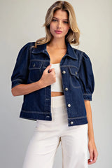 Dark Denim Jean Jacket