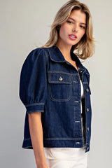 Dark Denim Jean Jacket
