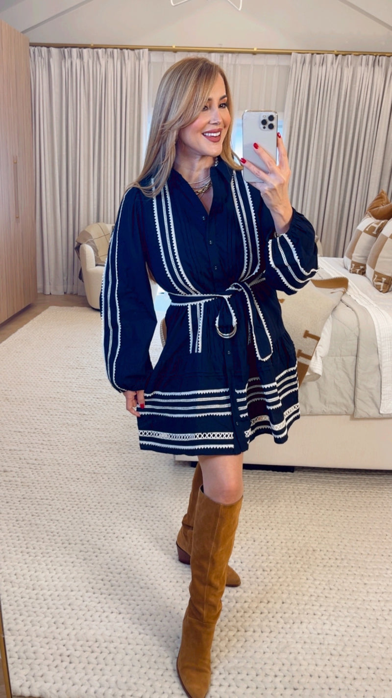 Andora Black Mini Dress