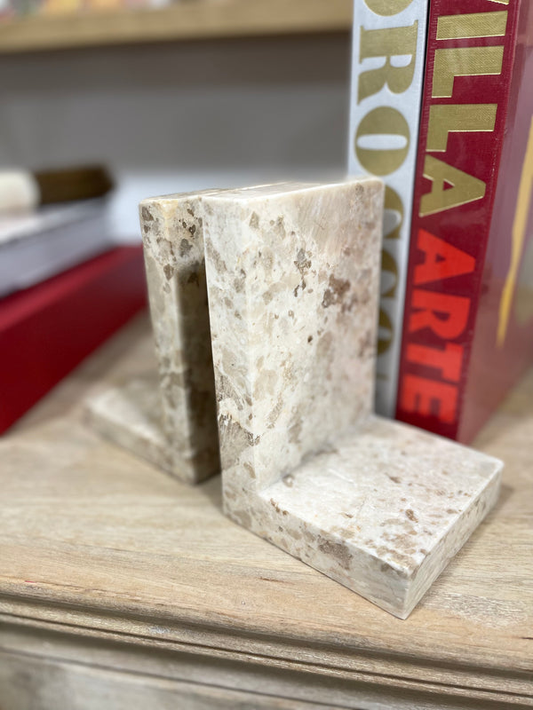 Marble Bookends the Pair