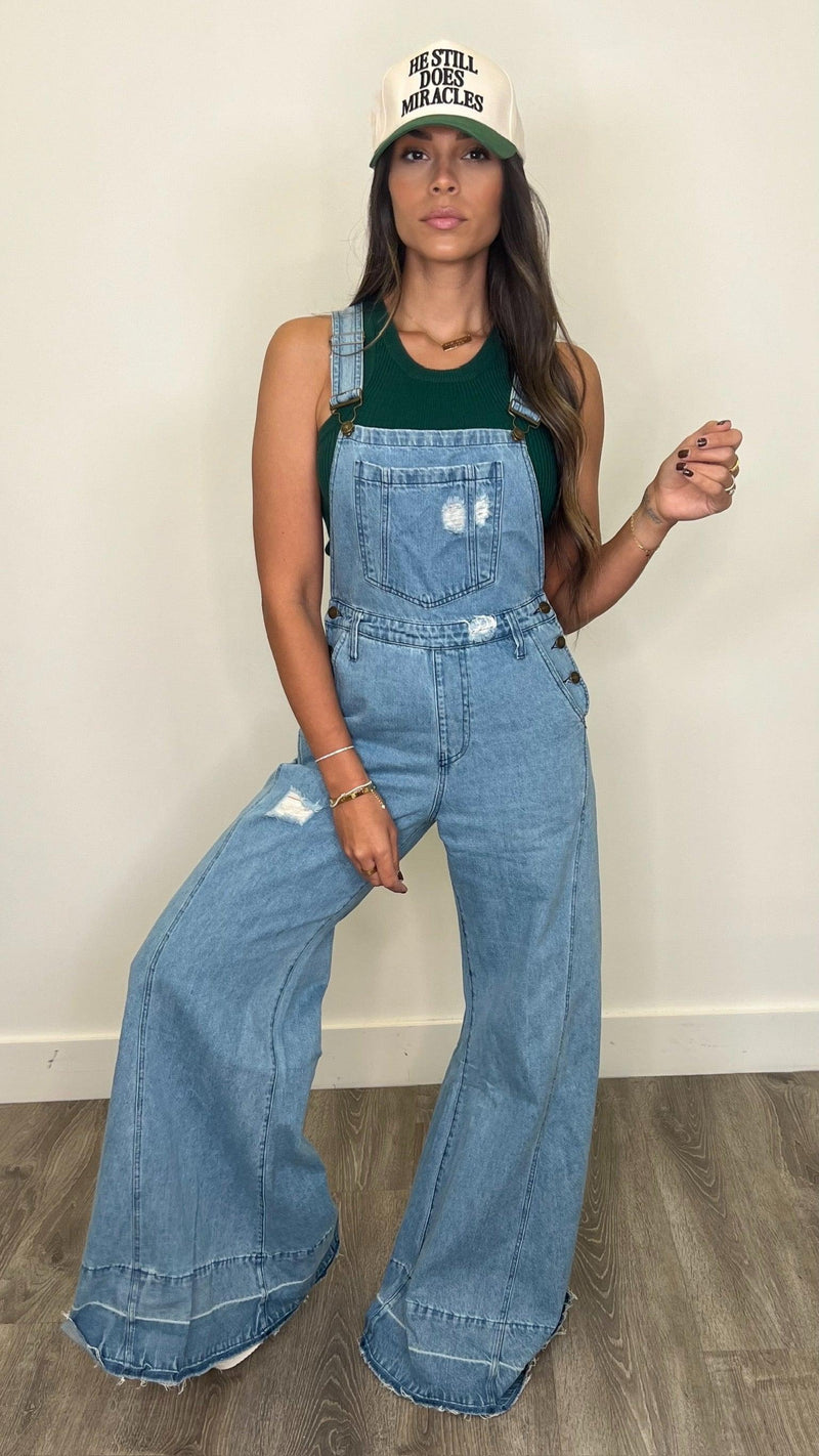 Marlee Denim Overalls - PRINZZESA BOUTIQUE