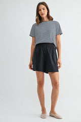 ELASTIC WIAST SHORTS