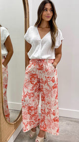 Linen Cross Body Sleeveless Top White
