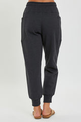Layla Joggers Washed Black - PRINZZESA BOUTIQUE