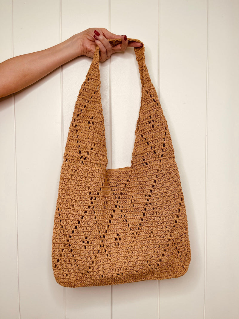 Marra Khaki Crocheted Bag