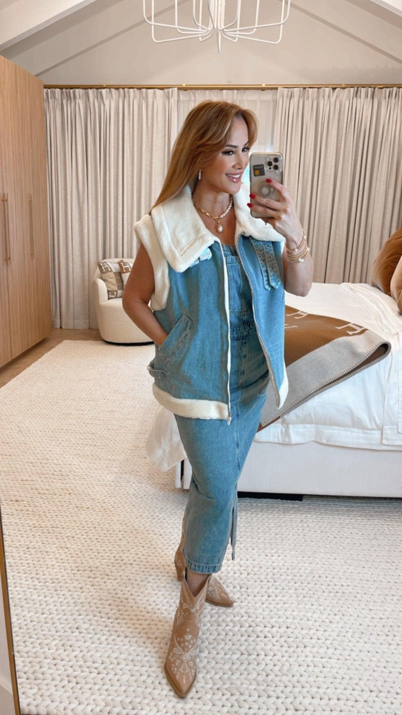 Bailey Denim Overalls - PRINZZESA BOUTIQUE