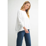 BOAT NECK OVERSIZE TOP