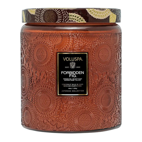 2 WICK 44 OZ LUXE JAR CANDLE FORBIDDEN FIG - PRINZZESA BOUTIQUE