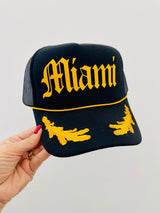 Miami Custom Trucker hat - PRINZZESA BOUTIQUE