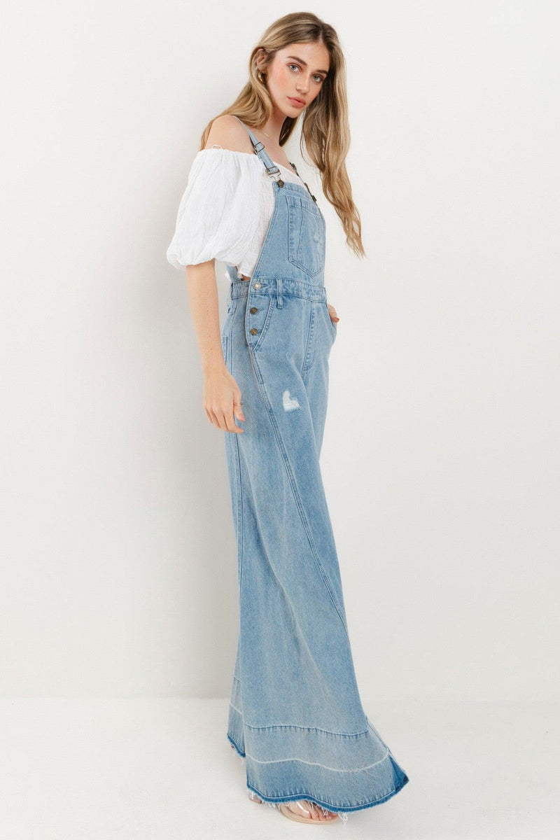 Marlee Denim Overalls - PRINZZESA BOUTIQUE