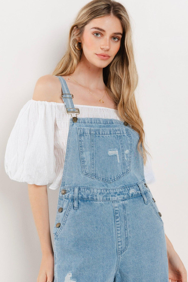 Marlee Denim Overalls - PRINZZESA BOUTIQUE