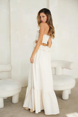 Gwenivere Ivory Maxi Dress