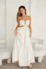 Gwenivere Ivory Maxi Dress