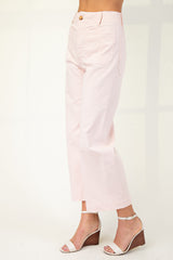 Ankle Cropped Summer Pants in Honey