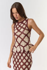 White Lotus Crochet Top - PRINZZESA BOUTIQUE