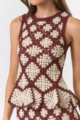 White Lotus Crochet Top - PRINZZESA BOUTIQUE