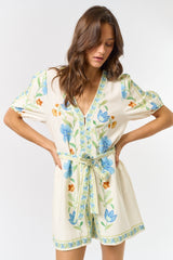 Serenity Garden Romper