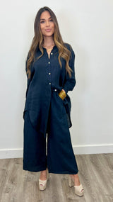 Alessandra Linen Pants - PRINZZESA BOUTIQUE