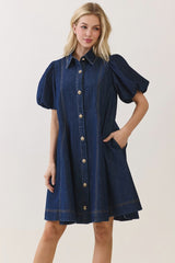 Denim A Line Dress