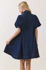Denim A Line Dress