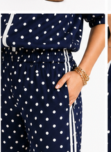 Polka Dot Travel Track Suit