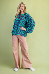Verde Palm Blouse