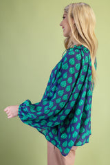 Verde Palm Blouse