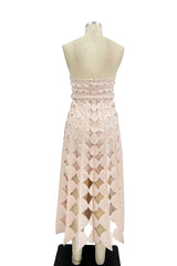 Circle Cutouts Dress in Sweet Pink