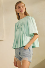 Pamela Mint Top