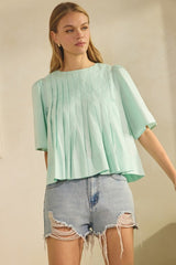 Pamela Mint Top