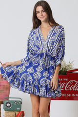 Ana Capri Summer Blue Dress