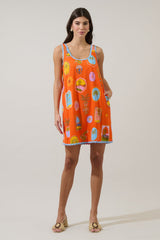 Maury Postcard Auriel Shift Mini Dress